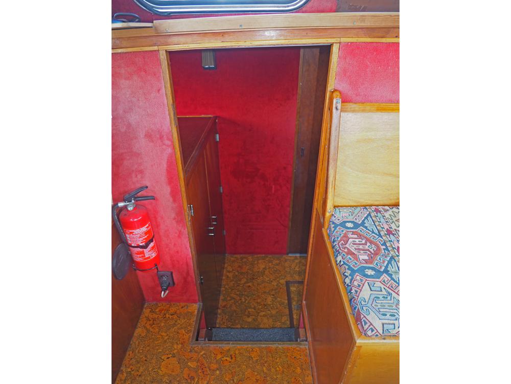 Cabine arri&egrave;re, H&eacute;bergements